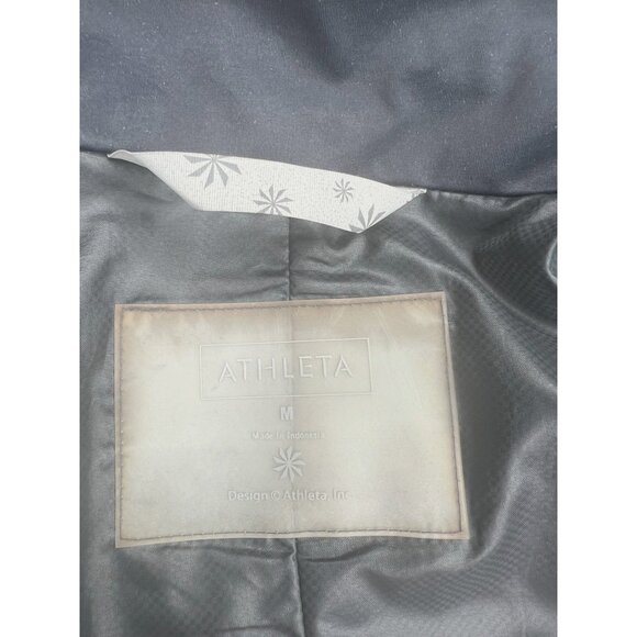 Athleta Black Hooded Chills Parka Jacket Coat - Picture 8 of 12